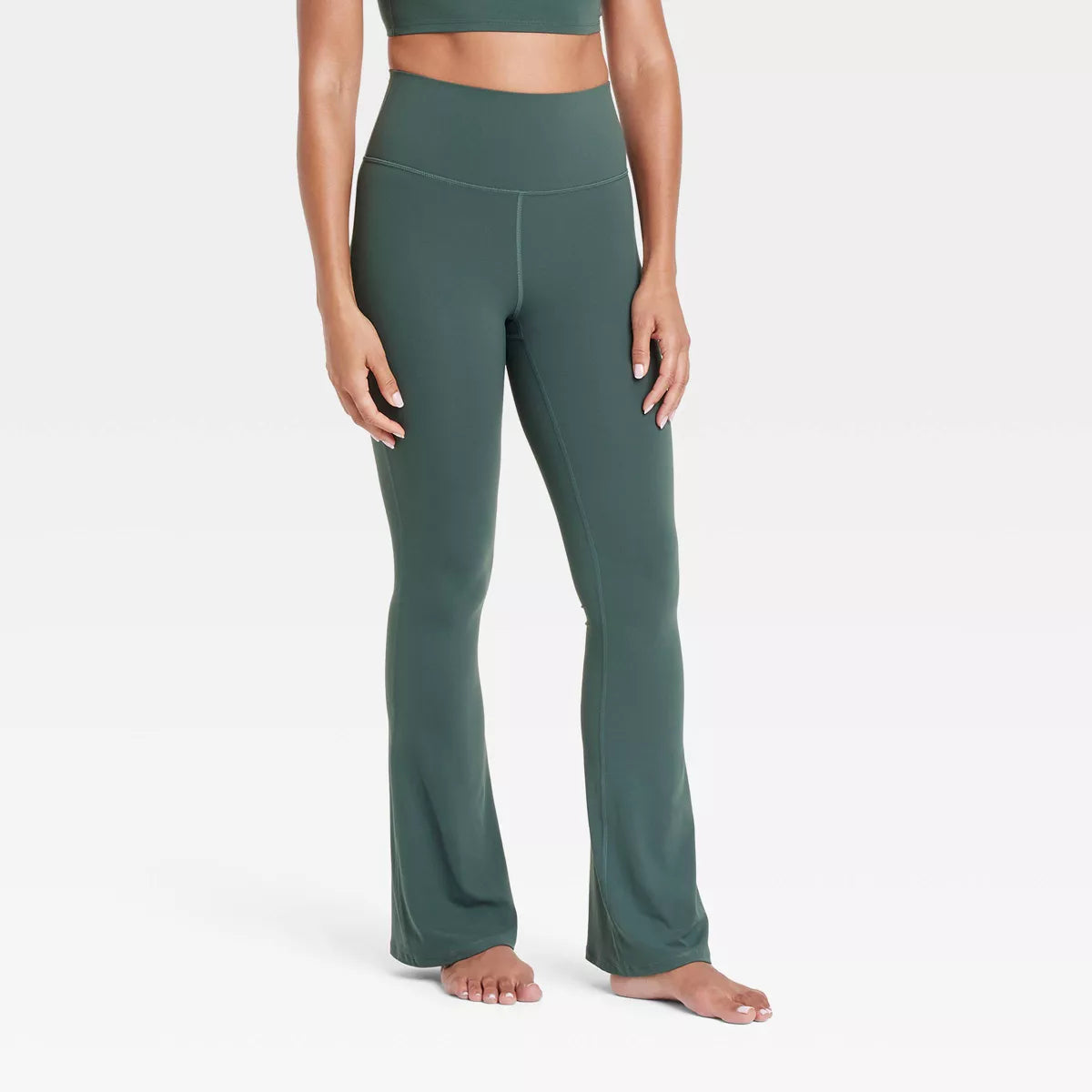 Leggings acampanados de tiro ultra alto y suaves para uso diario para mujer - All In Motion™