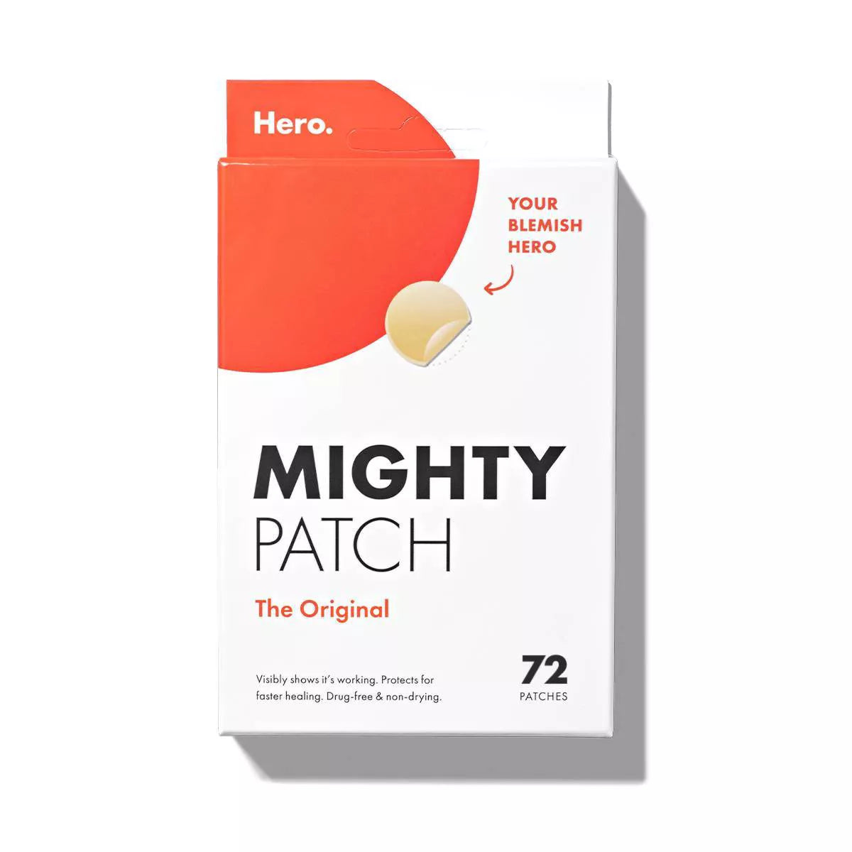 Parches originales para el acné y los granos Mighty Patch de Hero Cosmetics